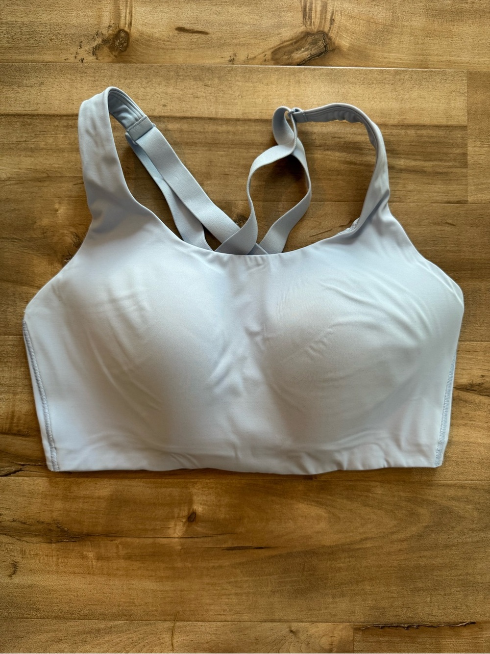 Lululemon Energy High Support Sports Bra in Pale Blue